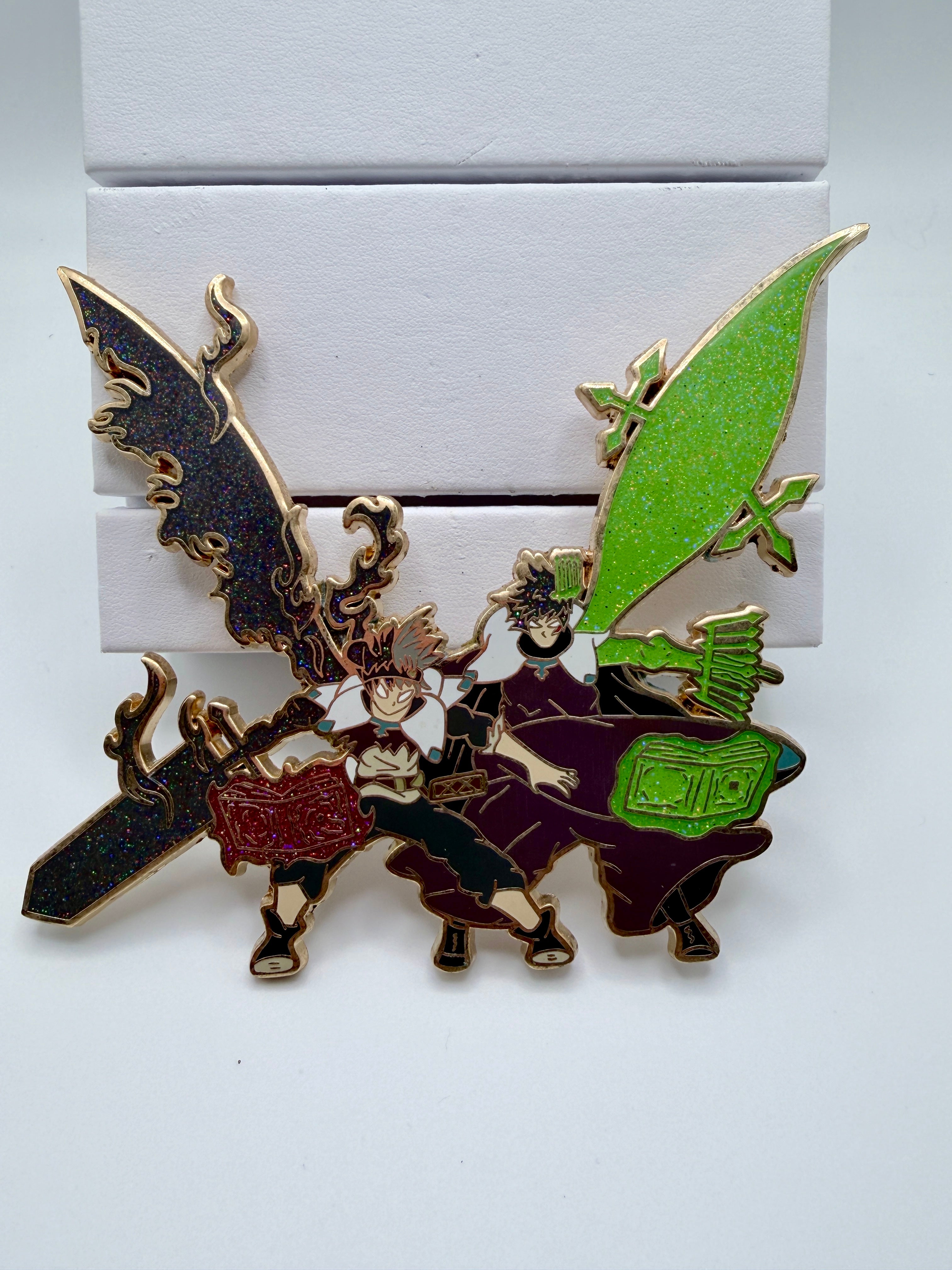 Asta x Yuno Half Transformed Glitter Gold