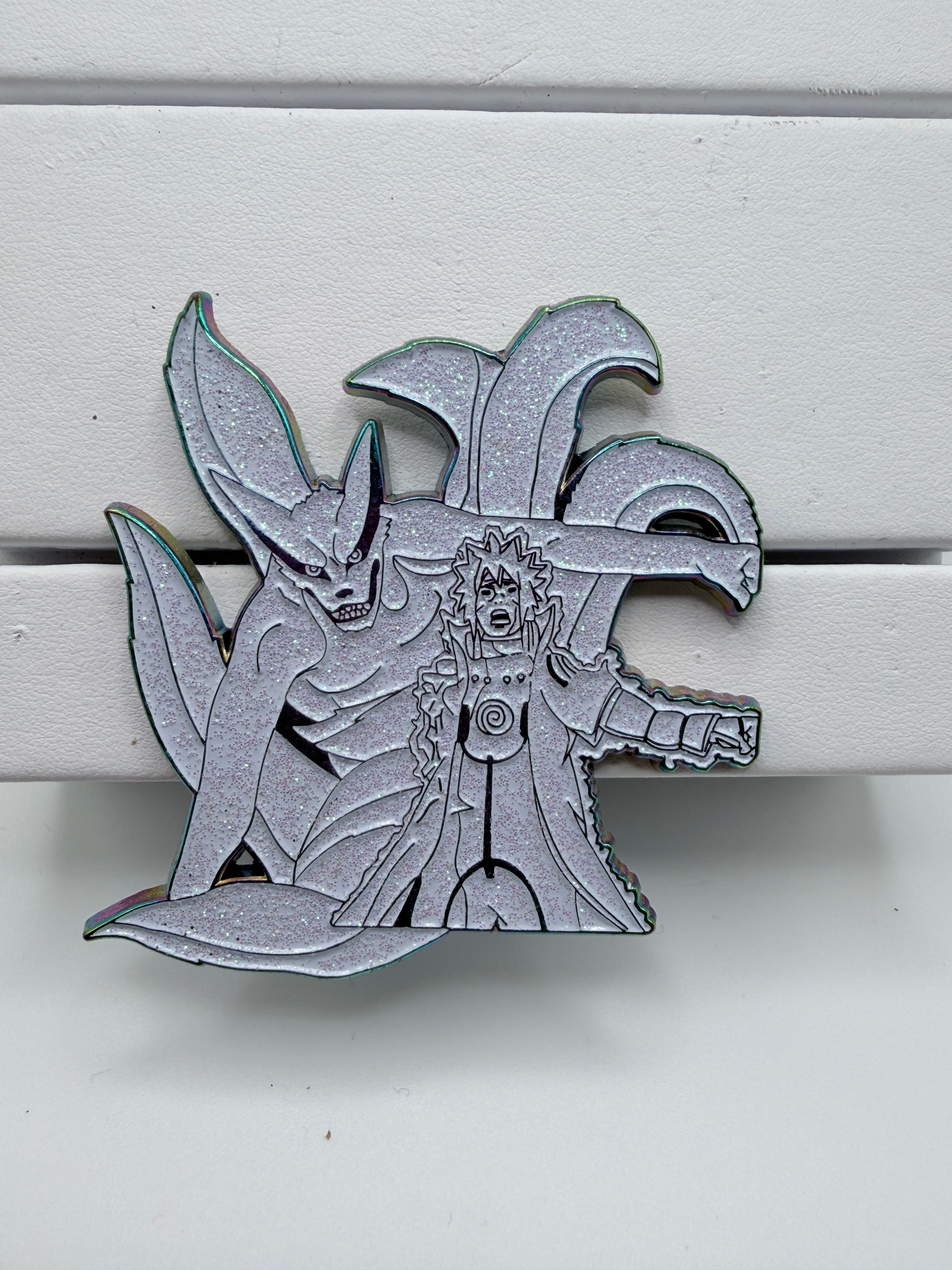 Right Side Father Son 9 Tailed Chakra - Minato