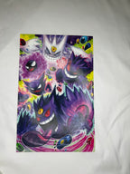 Gastly x Haunter x Gengar Mega Gengar Poster  11x 17