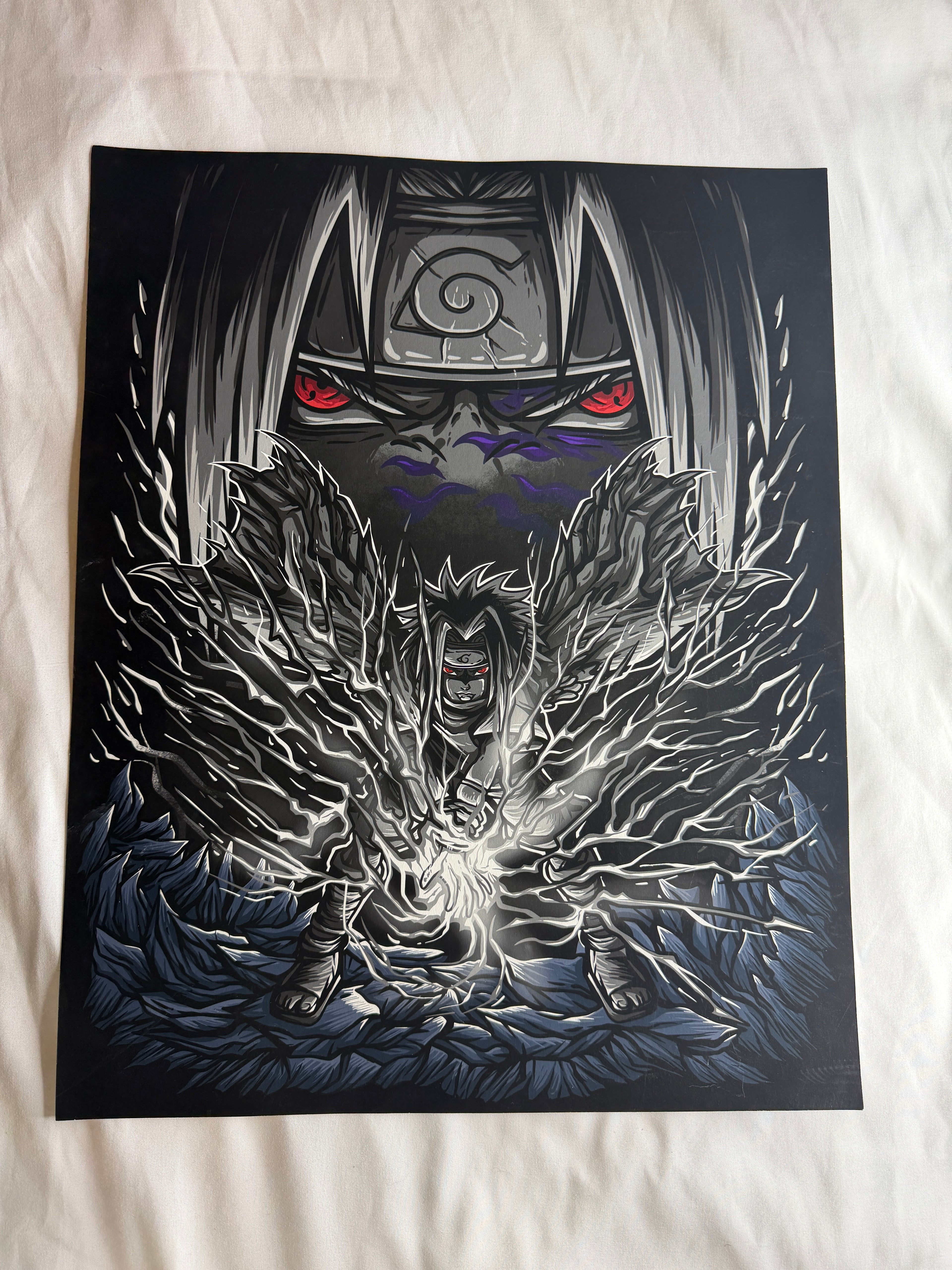 Dark Sasuke Matte Poster